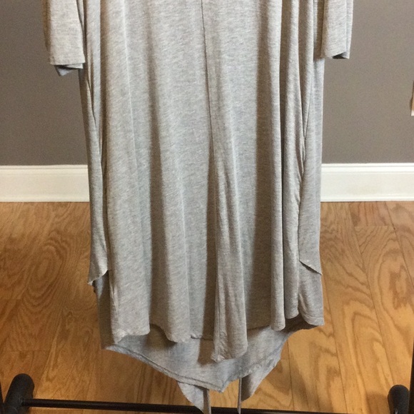 L Krazy Kat gray overlay knit dress - Picture 8 of 15